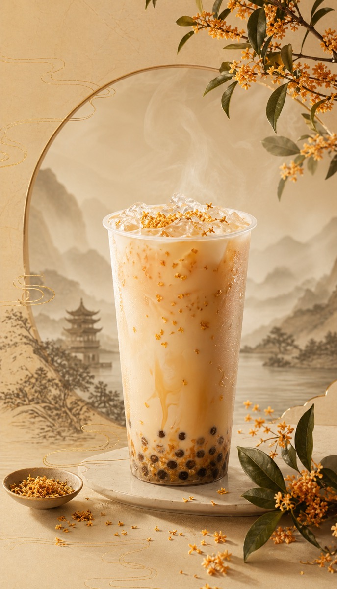 新中式茶饮海报案例图